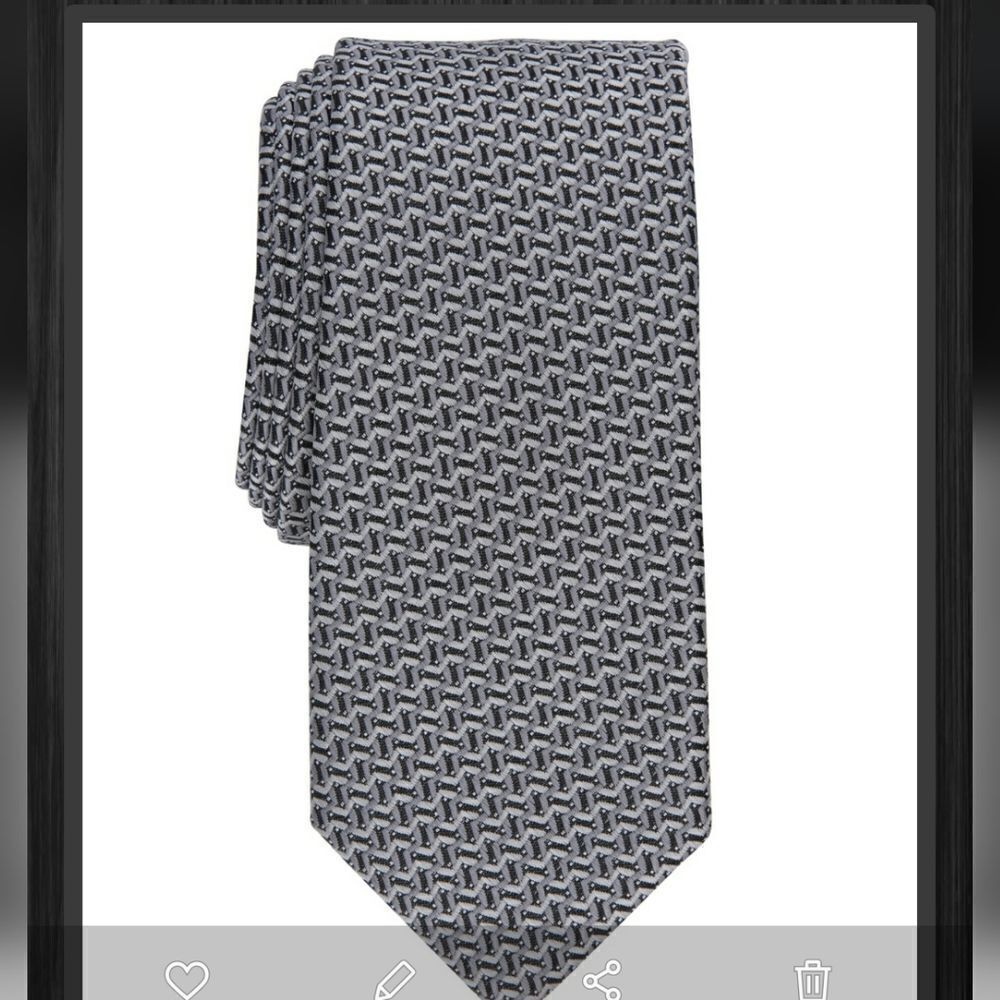 Alfani Slim Geo Wincott Mini Tie